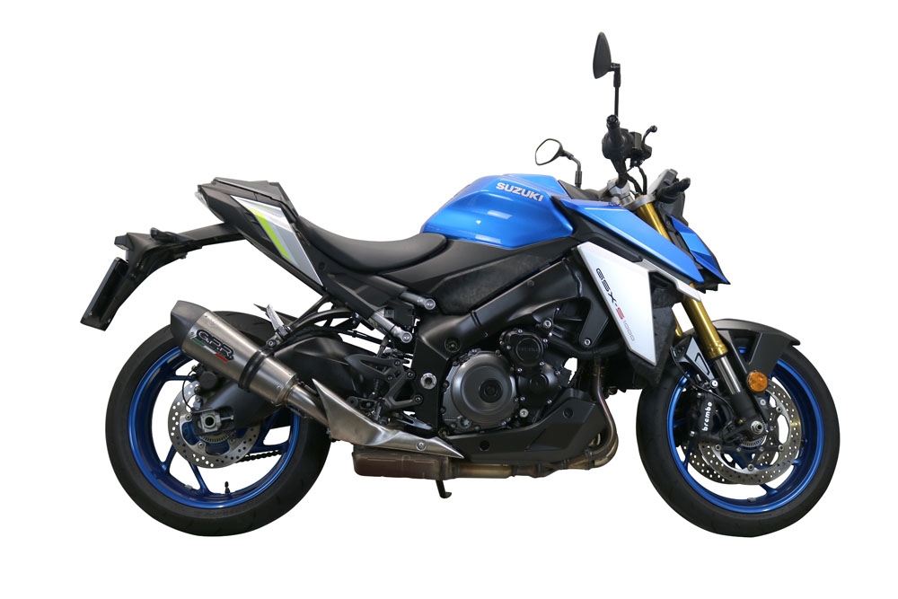 Escape compatible con Suzuki Gsx-S 1000 GT 2021-2025, GP Evo4 Titanium, Escape legal, homologado, silenciador con db killer desmontable y tubo de conexión específico 