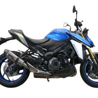 Escape compatible con Suzuki Gsx-S 1000 GT 2021-2025, GP Evo4 Titanium, Escape legal, homologado, silenciador con db killer desmontable y tubo de conexión específico 