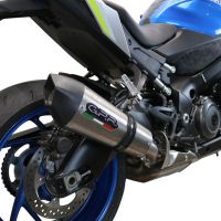 Escape compatible con Suzuki Gsx-S 1000 GT 2021-2025, GP Evo4 Titanium, Escape legal, homologado, silenciador con db killer desmontable y tubo de conexión específico 