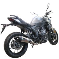 Escape compatible con Voge 500DSX 2021-2024, GP Evo4 Titanium, Escape legal, homologado, silenciador con db killer desmontable y tubo de conexión específico 