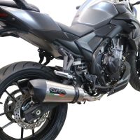 Escape compatible con Voge 500DSX 2021-2024, GP Evo4 Titanium, Escape legal, homologado, silenciador con db killer desmontable y tubo de conexión específico 
