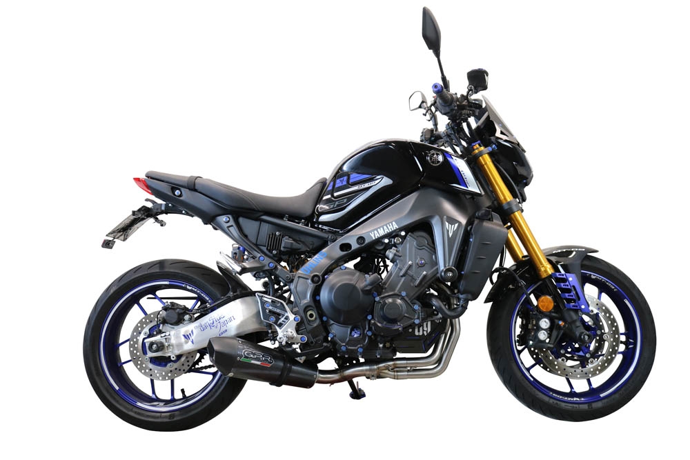Escape compatible con Yamaha Mt-09 2021-2024, Gpe Ann. Poppy, Escape completo, no legal para países de la UE, con db killer extraíble 