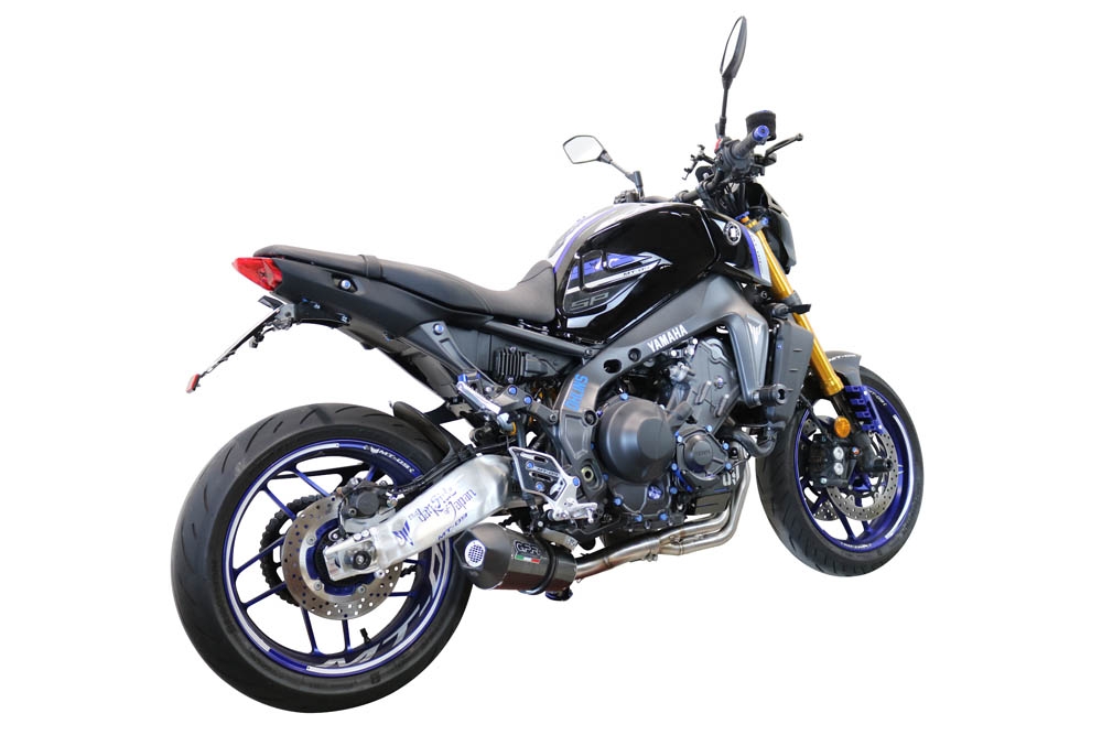 Escape compatible con Yamaha Mt-09 2021-2024, Gpe Ann. Poppy, Escape completo, no legal para países de la UE, con db killer extraíble 
