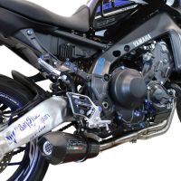 Escape compatible con Yamaha Mt-09 2021-2024, Gpe Ann. Poppy, Escape completo, no legal para países de la UE, con db killer extraíble 
