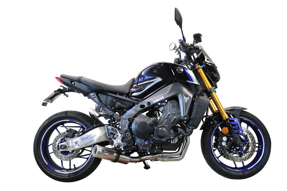 Escape compatible con Yamaha Mt-09 2021-2024, M3 Inox , Escape completo, no legal para países de la UE, con db killer extraíble 