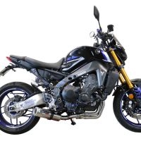 Escape compatible con Yamaha Mt-09 2021-2024, M3 Inox , Escape completo, no legal para países de la UE, con db killer extraíble 