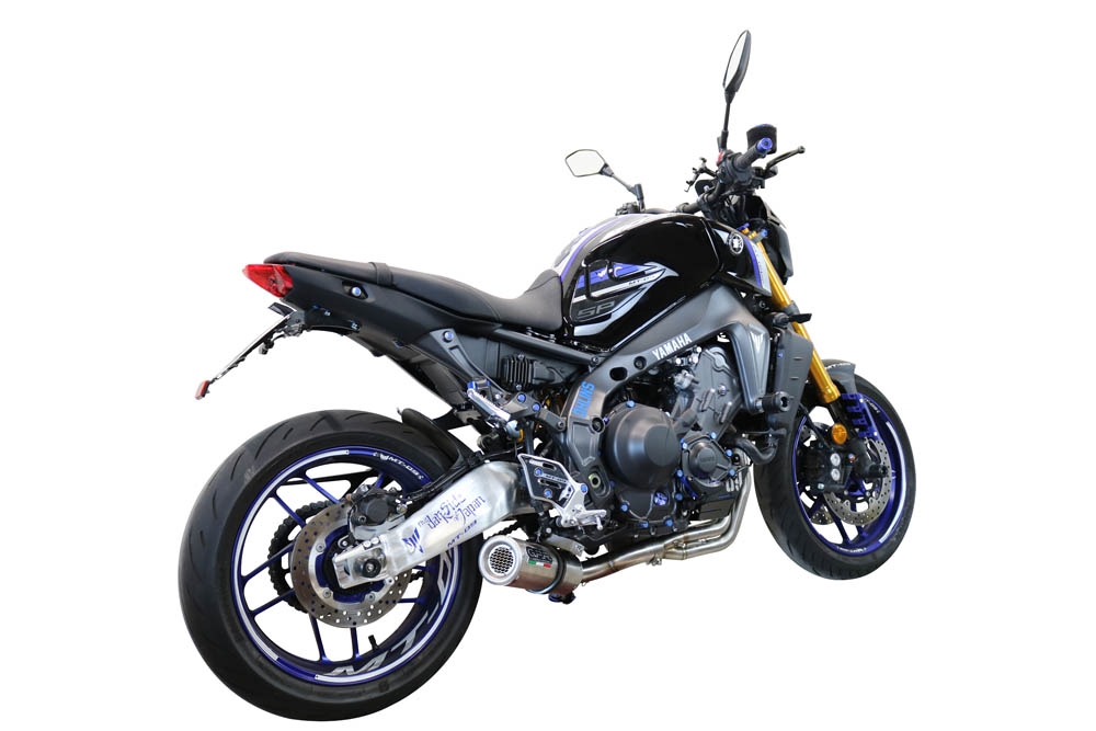 Escape compatible con Yamaha Mt-09 2021-2024, M3 Inox , Escape completo, no legal para países de la UE, con db killer extraíble 