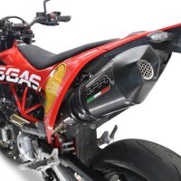 Escape compatible con Gas Gas SM 700 2023-2024, Gpe Ann. Poppy, Escape homologaedo, legal para mercados fuera de la UE, incluido tubo de enlace y db killer extraíble 