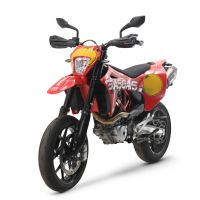 Escape compatible con Gas Gas SM 700 2023-2024, Gpe Ann. titanium, Escape homologaedo, legal para mercados fuera de la UE, incluido tubo de enlace y db killer extraíble 