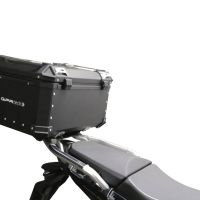 Baúl GPR TECH compatible con  Honda Crf 1100 L Africa Twin 2020/2024 e5 Baúl Alpi-Tech en aluminio, color negro con placa específica incluida Capacidad Litros 35