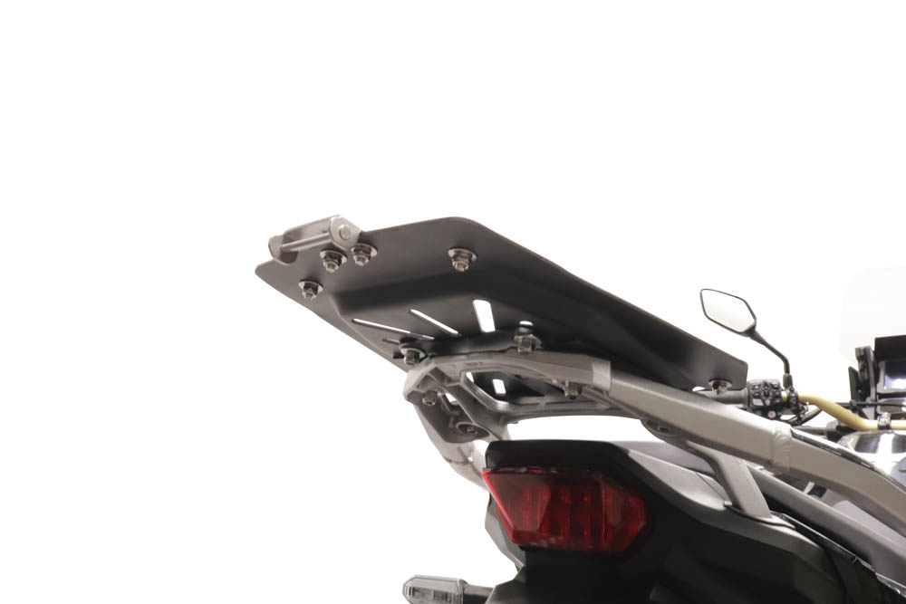 Baúl GPR TECH compatible con  Honda Crf 1100 L Africa Twin 2020/2024 e5 Baúl Alpi-Tech en aluminio, color negro con placa específica incluida Capacidad Litros 55