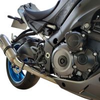 GPR escape compatible con Suzuki Gsx-S 1000  2015-2016, Furore Nero, Escape completo racing, incluyendo colector y db killer desmontable, sin homologación 
