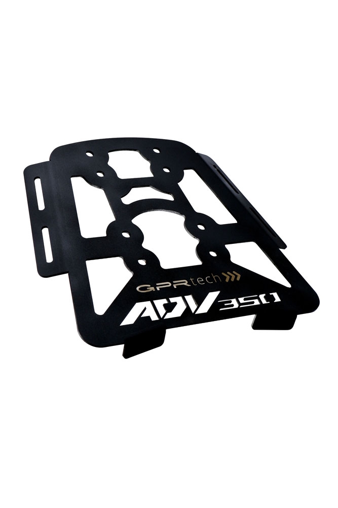 Baúl GPR TECH compatible con  Honda Forza 300 2018/2023 Baúl Alpi-Tech en aluminio, color negro con placa específica incluida Capacidad Litros 45