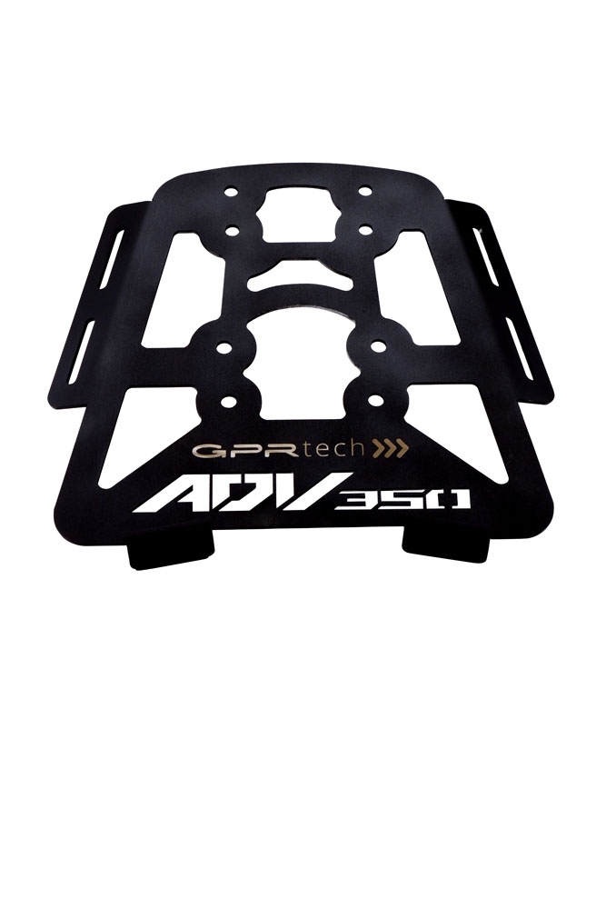 Baúl GPR TECH compatible con  Honda Forza 300 2018/2023 Baúl Alpi-Tech en aluminio, color negro con placa específica incluida Capacidad Litros 45