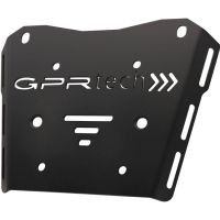 Baúl GPR TECH compatible con  Honda Transalp 750  2023/2024 e5 Baúl Alpi-Tech en aluminio, color negro con placa específica incluida Capacidad Litros 45