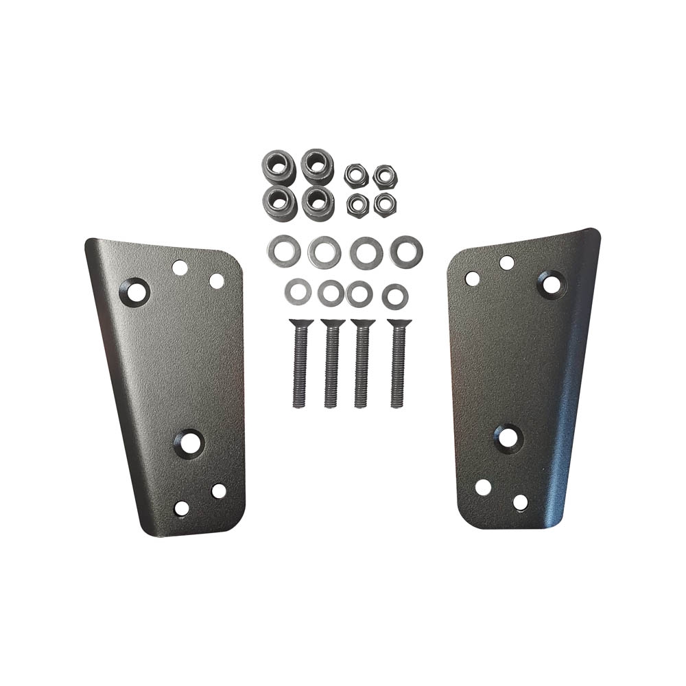 GPR TECH compatible con  Honda VFR1200X Crosstourer 1200 2017/2020 e4 Baúl Alpi-Tech en aluminio, color negro con placa específica incluida Capacidad Litros 45