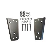 GPR TECH compatible con  Honda VFR1200X Crosstourer 1200 2017/2020 e4 Baúl Alpi-Tech en aluminio, color negro con placa específica incluida Capacidad Litros 45