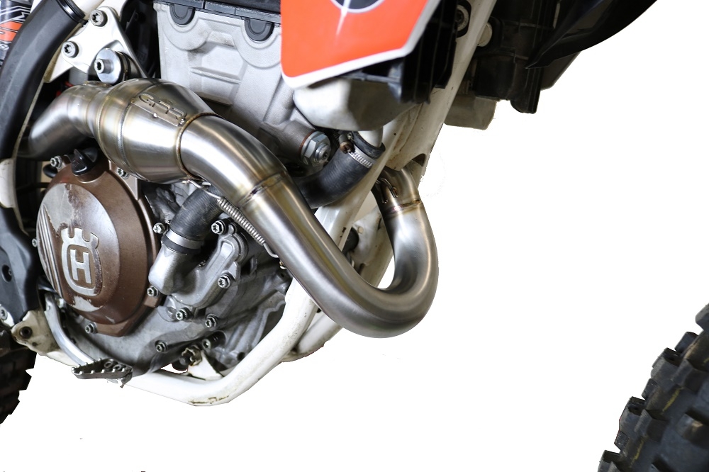 Escape compatible con Ktm SX-F 250 Factory EDITION 2015-2017, Pentacross Inox, Escape completo racing, incluyendo colector y db killer desmontable, sin homologación 
