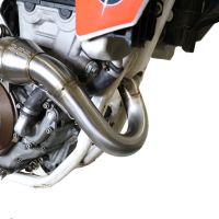 Escape compatible con Ktm SX-F 250 Factory EDITION 2015-2017, Pentacross Inox, Escape completo racing, incluyendo colector y db killer desmontable, sin homologación 