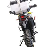 Baúl GPR TECH compatible con  Voge 300Rally 2022/2024 e5 Baúl Alpi-Tech en aluminio color plata con placa específica incluida Capacidad Litros 26