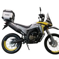 Baúl GPR TECH compatible con  Voge 300Rally 2022/2024 e5 Baúl Alpi-Tech en aluminio color plata con placa específica incluida Capacidad Litros 35