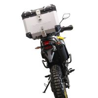 Baúl GPR TECH compatible con  Voge 300Rally 2022/2024 e5 Baúl Alpi-Tech en aluminio color plata con placa específica incluida Capacidad Litros 35