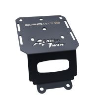 Baúl GPR TECH compatible con  Honda Crf 1000 L Africa Twin Adventure Sport 2018/2020 e4 Baúl Alpi-Tech en aluminio, color negro con placa específica incluida Capacidad Litros 35