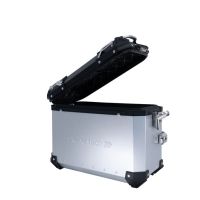 GPR TECH Par de maletas laterales en aluminio sin rack específico, color plata Capacidad 38 LT. + 38 LT. Capacidad 38 LT. + 38 LT.