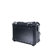 GPR TECH Par de maletas laterales en aluminio sin rack específico, color negro  Capacidad 38 LT. + 38 LT. Capacidad 38 LT. + 38 LT.