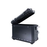 GPR TECH Par de maletas laterales en aluminio sin rack específico, color negro  Capacidad 38 LT. + 38 LT. Capacidad 38 LT. + 38 LT.