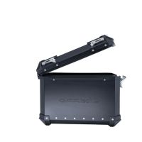 GPR TECH Par de maletas laterales en aluminio sin rack específico, color negro  Capacidad 38 LT. + 38 LT. Capacidad 38 LT. + 38 LT.