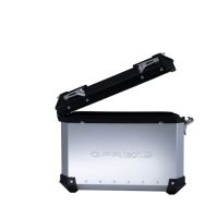 GPR TECH Par de maletas laterales en aluminio sin rack específico, color plata Capacidad 38 LT. + 38 LT. Capacidad 38 LT. + 38 LT.
