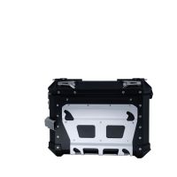 GPR TECH Par de maletas laterales en aluminio sin rack específico, color negro  Capacidad 38 LT. + 38 LT. Capacidad 38 LT. + 38 LT.