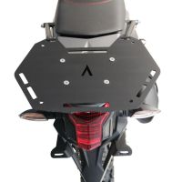 Baúl GPR TECH compatible con  Voge 300Rally 2022/2024 e5 Baúl Alpi-Tech en aluminio, color negro con placa específica incluida Capacidad Litros 26