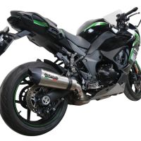 Escape compatible con Kawasaki Ninja 1000 Sx 2021-2024, Gpe Ann. titanium, Escape racing, silenciador con tubo de conexion, articulo sin homologacion 