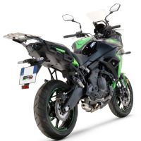 GPR escape compatible con  Kawasaki Versys 650 2017-2020, Deeptone Inox, Escape completo racing, incluyendo colector y db killer desmontable, sin homologación 