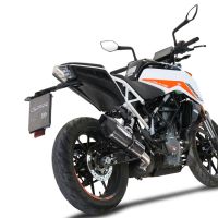 Escape compatible con Ktm Duke 250 2021-2023, GP Evo4 Poppy, Escape legal, homologado, silenciador con db killer desmontable y tubo de conexión específico 