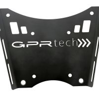 Baúl GPR TECH compatible con  Ktm Lc 8 Adventure 1190 2013 Baúl Alpi-Tech en aluminio, color negro con placa específica incluida Capacidad Litros 45
