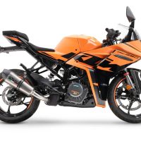 Escape compatible con Ktm Rc 390 2022-2024, M3 Inox , Escape legal, homologado, silenciador con db killer desmontable y tubo de conexión específico 