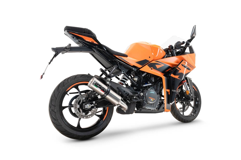 Escape compatible con Ktm Rc 390 2022-2024, M3 Inox , Escape racing, silenciador con tubo de conexion y dbkiller, articulo sin homologacion 