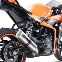 Escape compatible con Ktm Rc 390 2022-2024, M3 Inox , Escape racing, silenciador con tubo de conexion y dbkiller, articulo sin homologacion 