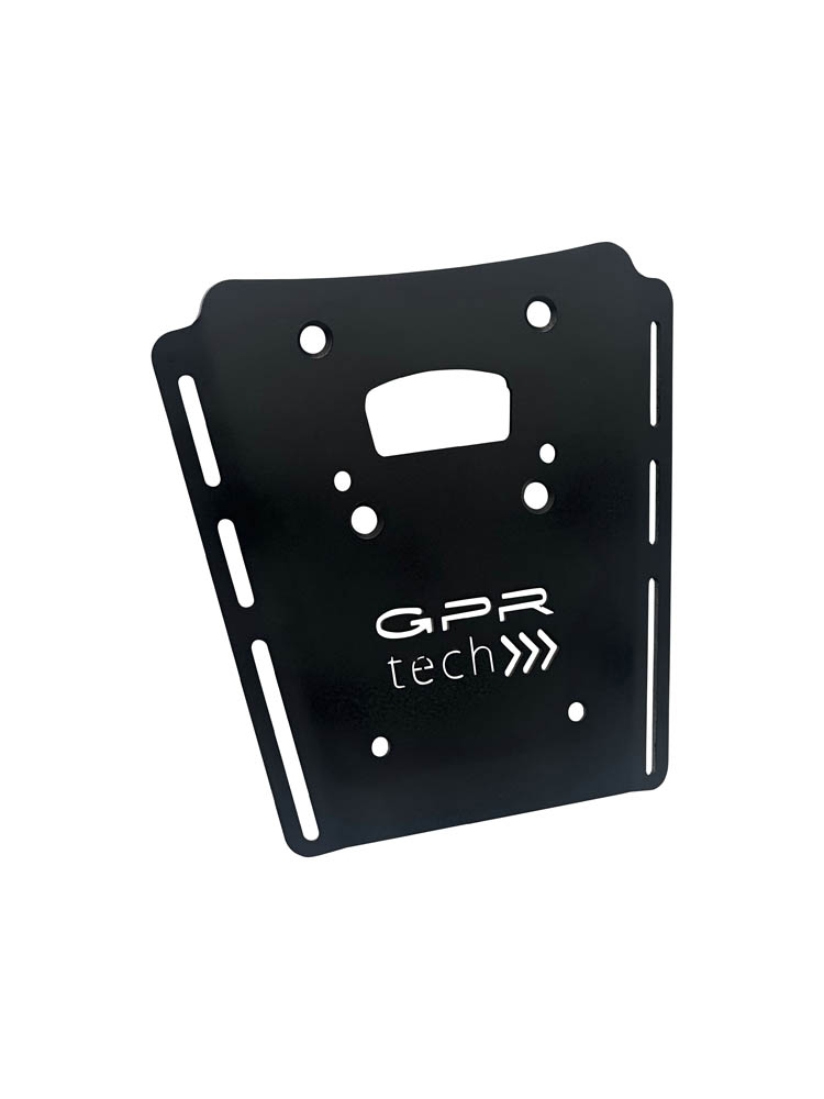 GPR TECH compatible con  Moto Morini X-CAPE 650 2021/2024 e5 Baúl Alpi-Tech en aluminio, color negro con placa específica incluida Capacidad Litros 45