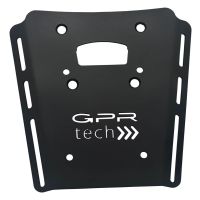 GPR TECH compatible con  Moto Morini X-CAPE 650 2021/2024 e5 Baúl Alpi-Tech en aluminio, color negro con placa específica incluida Capacidad Litros 45