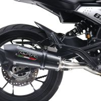 Escape compatible con Moto Morini Seiemmezzo Str 2022-2024, Gpe Ann. Poppy, Sistema de escape medio lleno, incluido db killer extraíble y tubo de conexión 