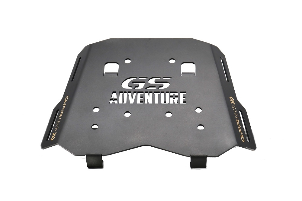 Baúl GPR TECH compatible con  Bmw F 850 Gs Adventure 2021/2023 e5 Baúl Alpi-Tech en aluminio color plata con placa específica incluida Capacidad Litros 55