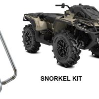 Escape compatible con Can Am Outlander 500 2013-2015, Snorkel kit, Kit de extensión de snorkel para terminal GPR Pentacross 
