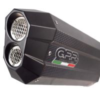 Escape compatible con Bmw R 1200 Rs Lc 2017-2019, Sonic Poppy, Escape legal, homologado, silenciador con db killer desmontable y tubo de conexión específico 