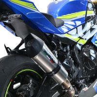Escape compatible con Suzuki Gsx-R 1000 - 1000 R 2021-2025, GP Evo4 Titanium, Escape legal, homologado, silenciador con db killer desmontable y tubo de conexión específico 