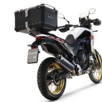 Baúl GPR TECH compatible con  Yamaha Tenere 700 2019/2020 e4 Baúl Alpi-Tech en aluminio color plata, incluye portaequipajes específico de aluminio y placa especifica de acero. Capacidad Litros 55