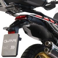 Baúl GPR TECH compatible con  Yamaha Tenere 700 2019/2020 e4 Baúl Alpi-Tech en aluminio color plata, incluye portaequipajes específico de aluminio y placa especifica de acero. Capacidad Litros 55